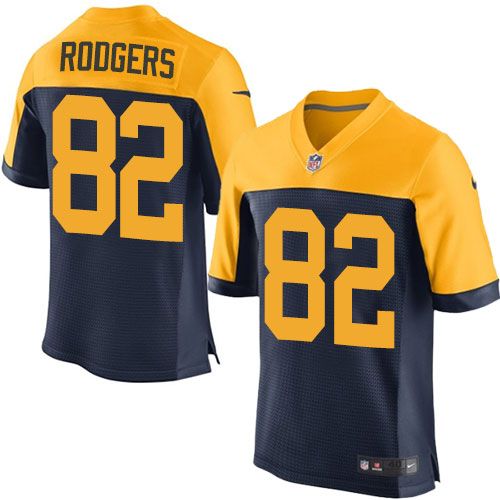 Nike Packers #82 Richard Rodgers Navy Blue Alternate Men's Stitched NFL New Elite Jersey